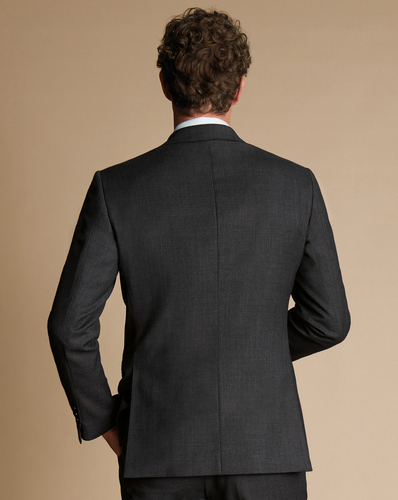 חליפה סלים פיט אפורה -Ultimate Performance Birdseye Suit - Grey