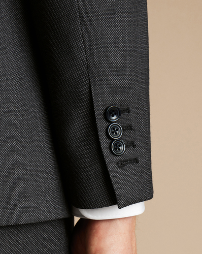 חליפה סלים פיט אפורה -Ultimate Performance Birdseye Suit - Grey