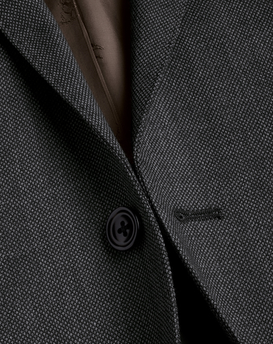 חליפה סלים פיט אפורה -Ultimate Performance Birdseye Suit - Grey