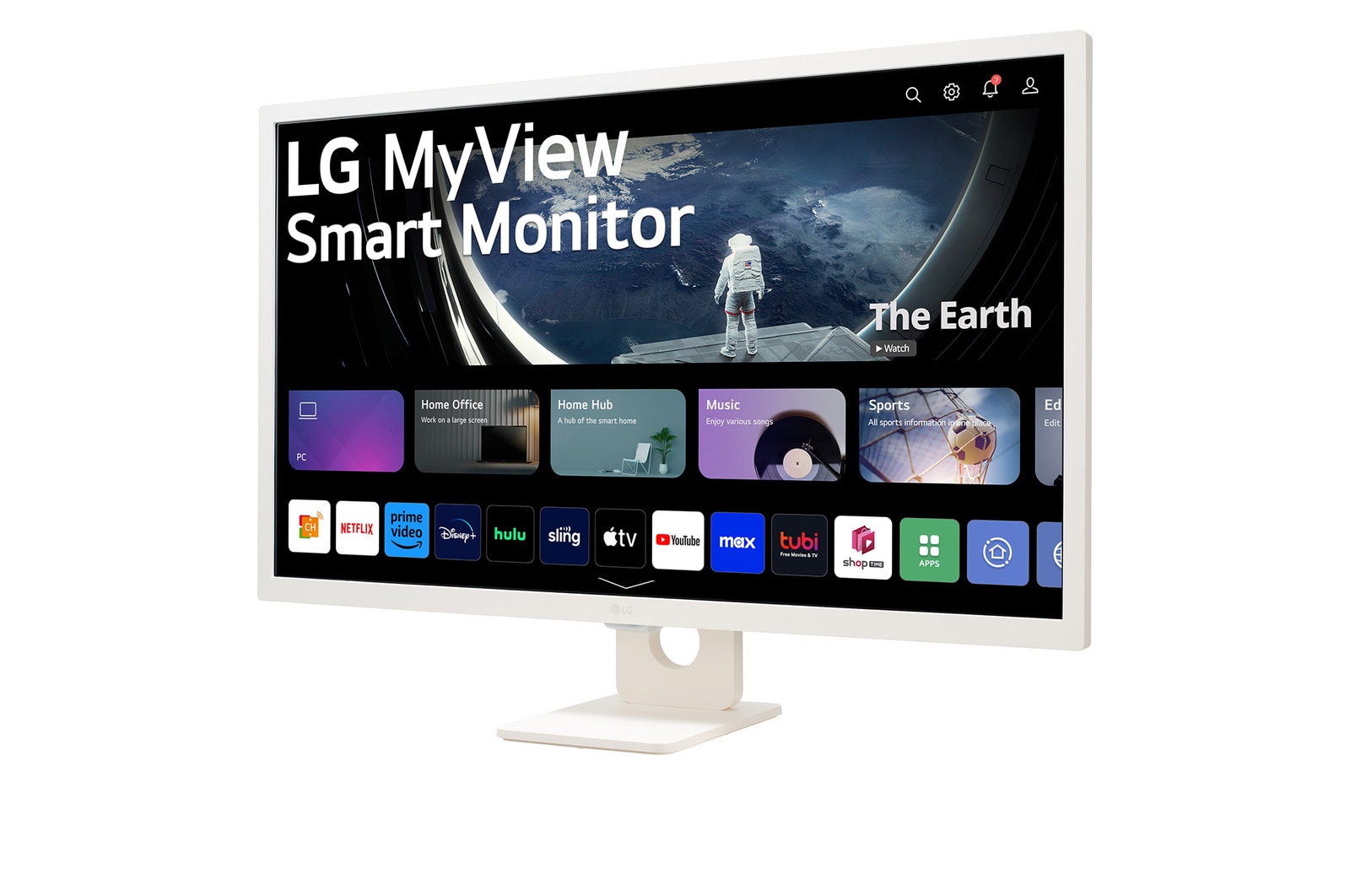מסך מחשב חכם LG MyView Full HD IPS "32 32SR50F-W - מקלדת ועכבר מתנה!