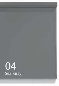 רקע נייר אפור לסטודיו Creativity Int 2.72x11 Seal Gray #04