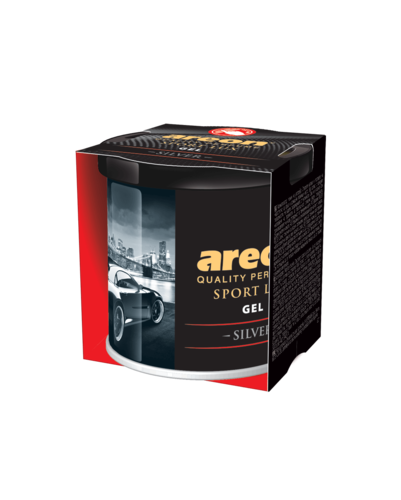 זוג פחיות ג'ל כסף - AREON GEL SILVER