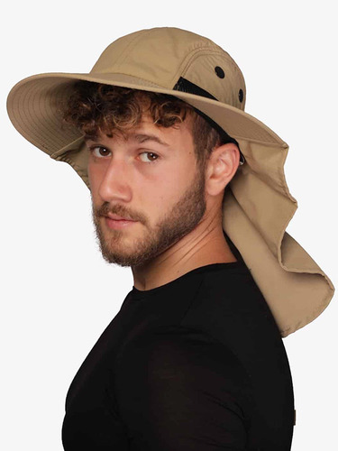 כובע רחב שוליים עם מגן עורף לנשים וגברים