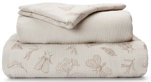 סט מצעים מעוצב 3 חלקים 100% כותנה טטרא למיטת יחיד / נוער - מעופפים