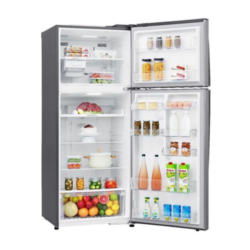 מקרר מקפיא עליון 438 ליטר LG GR-B486IVSU נירוסטה מוברשת