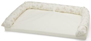 משטח החתלה 100% כותנה טטרא עם מגן ראש לשידת החתלה - דובים