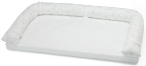 משטח החתלה 100% כותנה טטרא עם מגן ראש לשידת החתלה - סתיו