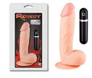 ויברטור ריאליסטי 20 ס"מ 10 מצבי רטט NMC- Rowdy 