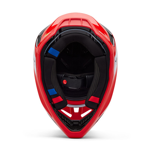 קסדת פוקס קרבון אדום - FOX V3 RS INFINTE V25