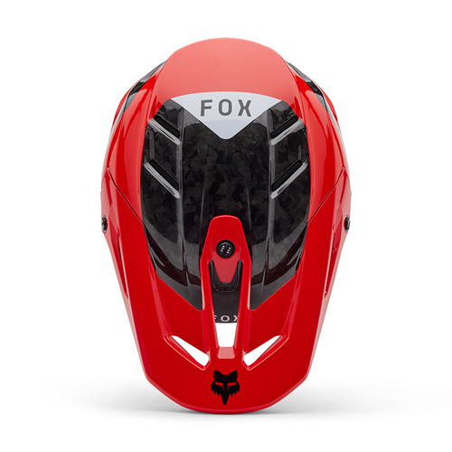 קסדת פוקס קרבון אדום - FOX V3 RS INFINTE V25