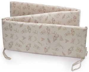 מגן ראש דו-צדדי למיטת תינוק 100% כותנה טטרא - מעופפים