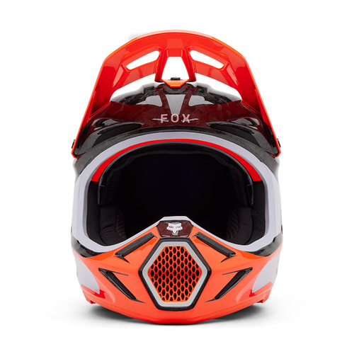 קסדת פוקס קרבון כתום - FOX V3 RS INFINTE V25