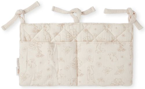 שק חיתולים לתלייה על מיטה או עריסת תינוק 100% כותנה טטרא - איילים