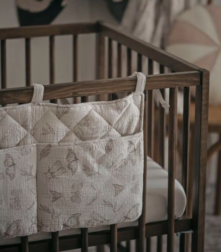 שק חיתולים לתלייה על מיטה או עריסת תינוק 100% כותנה טטרא - איילים