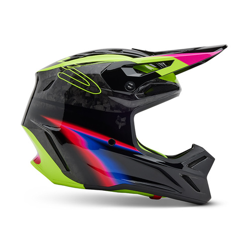 קסדת פוקס קרבון שחור - FOX V3 RS ENERGY V25