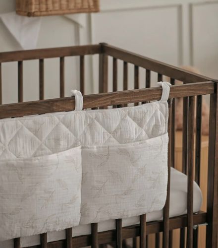 שק חיתולים לתלייה על מיטה או עריסת תינוק 100% כותנה טטרא - סתיו