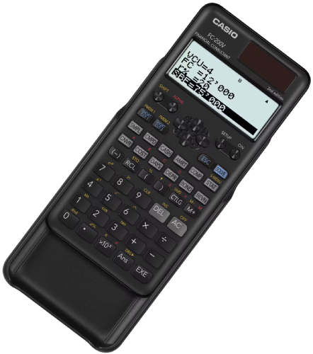 ‏מחשבון פיננסי Casio FC-200V 2