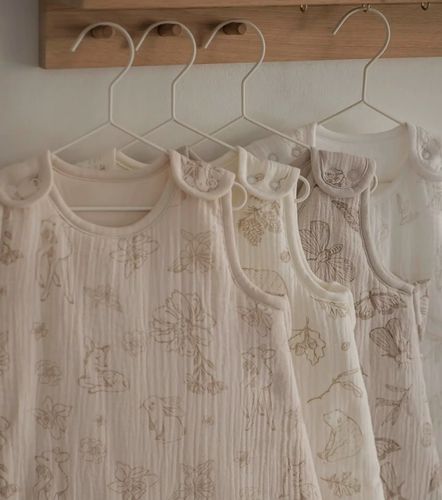 שק שינה לתינוק 100% כותנה טטרא ללא שרוולים, גילאי 0-6 חודשים - סתיו