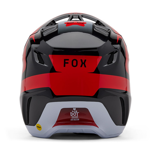 קסדת פוקס שחור / אדום - FOX V3 DIVIDER V25