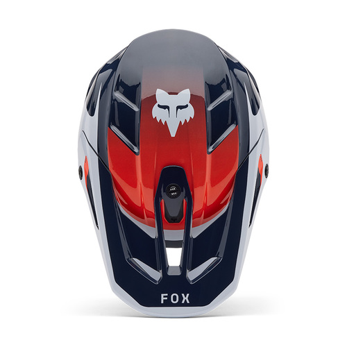 קסדת פוקס לבן /שחור / כתום - FOX V3 DIVIDER V25