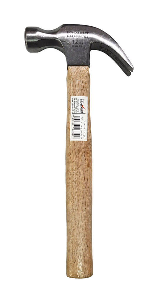 פטיש טפסן ידית עץ 12OZ - (340 גרם)