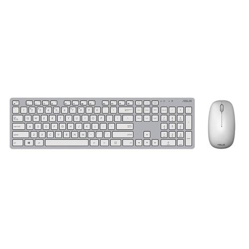 סט מקלדת ועכבר Asus W5000 אסוס צבע לבן