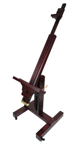כן ציור מעץ בגוון דובדבן BIG RED EASEL BEECH ARTISTE