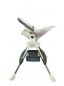 כיסא אוכל מסתובב 360 VISION אפור Baby Michel 