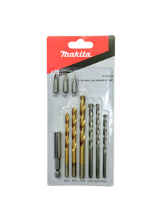 סט 6 מקדחים + 3 ביטים דגם Makita P1129-10