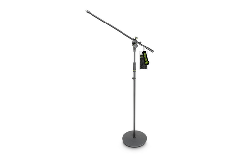 מעמד מיקרופון עם בסיס עגול ובום מבית GRAVITY דגם GMS2321B