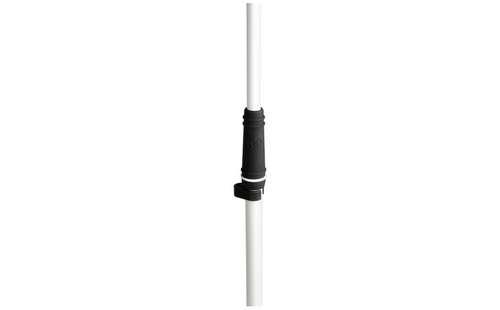 מעמד לבן למיקרופון עם בסיס עגול מבית GRAVITY דגם GMS23W