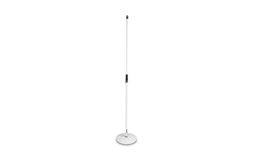 מעמד לבן למיקרופון עם בסיס עגול מבית GRAVITY דגם GMS23W