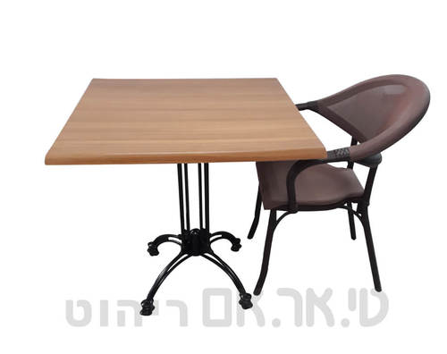 שולחן מרובע פלטה טיק