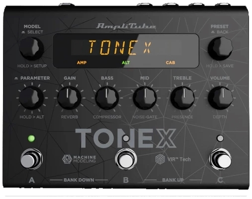 מדמה מגברים וקבינות TONEX Amplitube