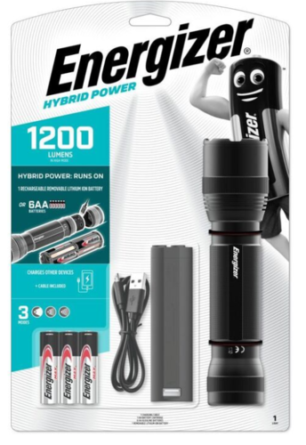 פנס טקטי היברידי 1200 לומנס- Energizer