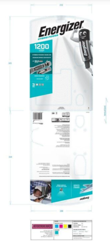 פנס טקטי היברידי 1200 לומנס- Energizer