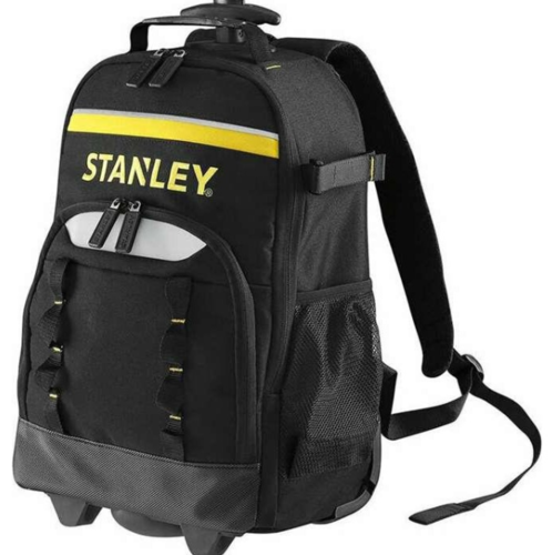 תיק גב לכלי עבודה טרולי בצבע צהוב STANLEY 