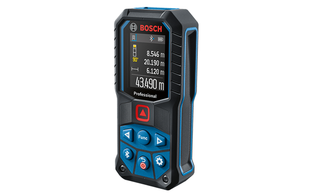 מד טווח לייזר בוש BOSCH GLM 50-27C + מטר באורך 5 מ