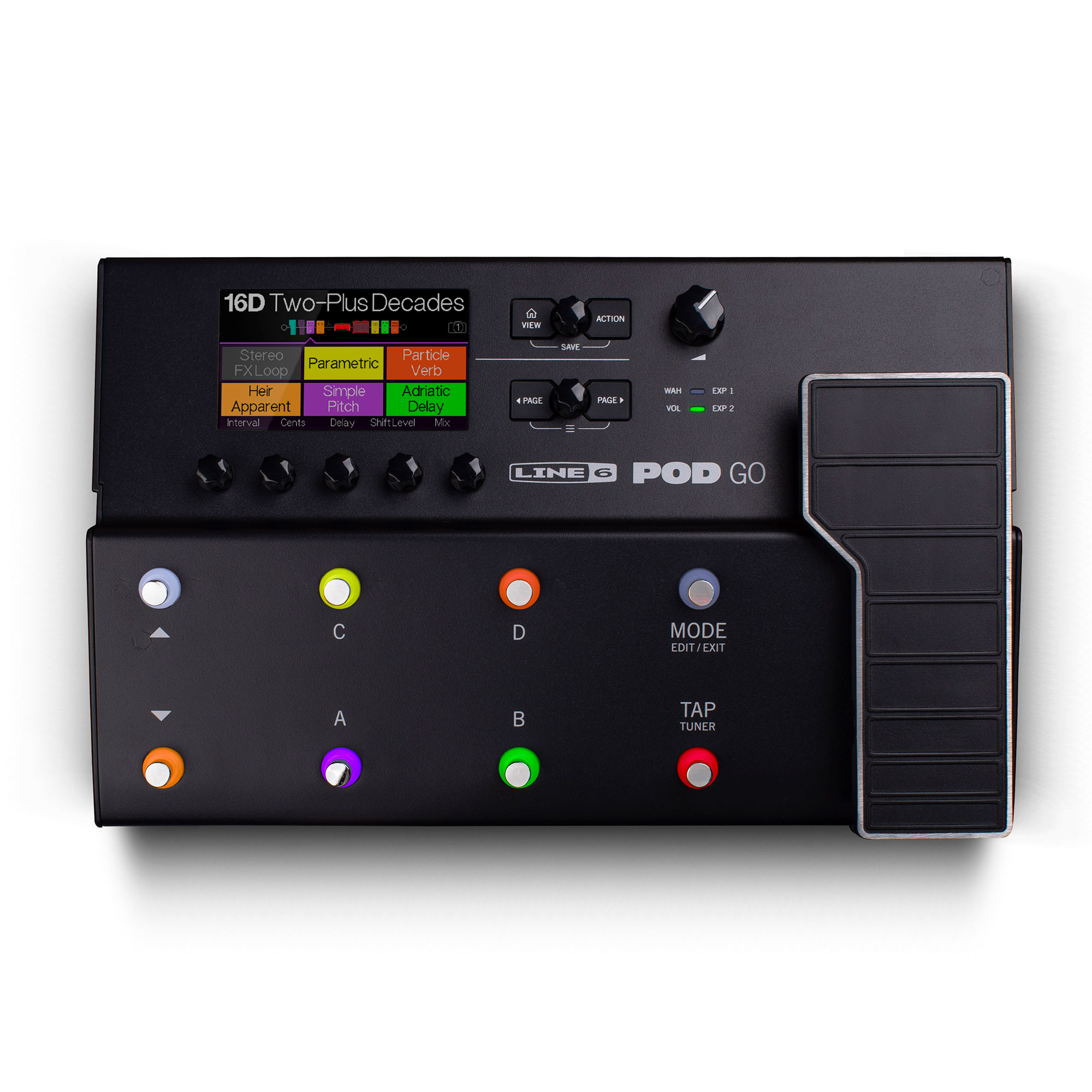 מולטי-אפקט ומדמה מגברים Line 6 POD Go