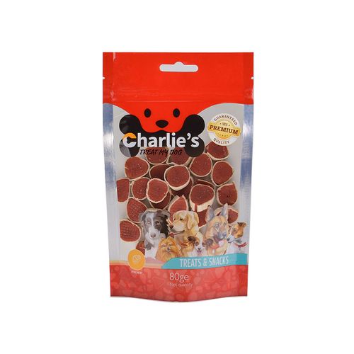 חטיף צ'ארליס סושי רול ברווז לכלב 80 גרם Charlie's