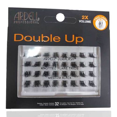 ריסים יחידים ארדל Double Up MEDIUM BLACK 