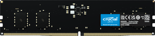 זיכרון Crucial DIMM 8GB DDR5 4800Mhz CL40 (16Gbit) Tray Only