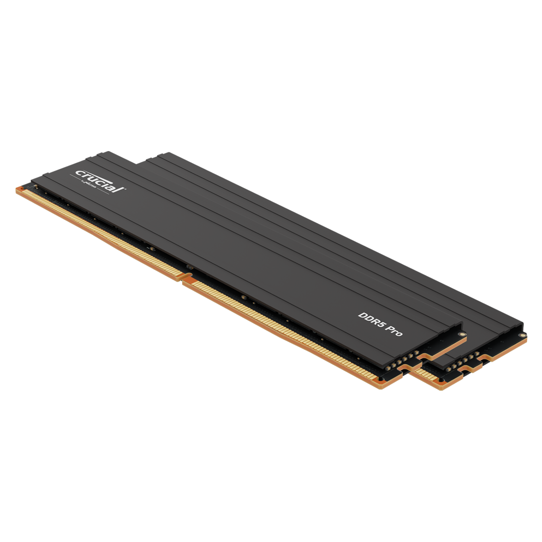 זיכרון למשב נייח Crucial Pro DIMM 16GB DDR5 6000Mhz CL48 (16Gbit)