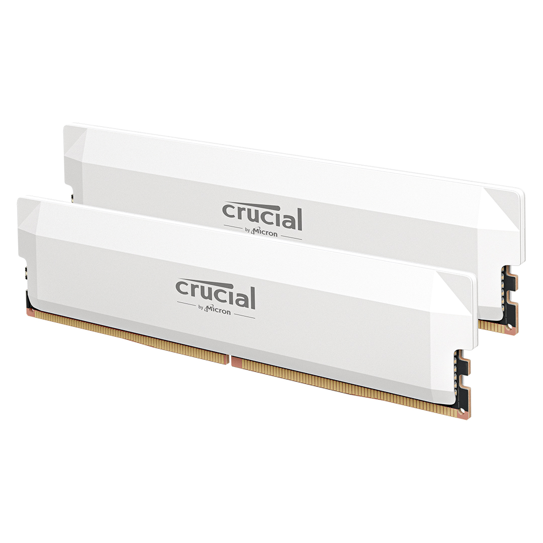 זיכרון Crucial Pro Overclocking 16GB DDR5-6000 UDIMM CL36 White (16Gbit)