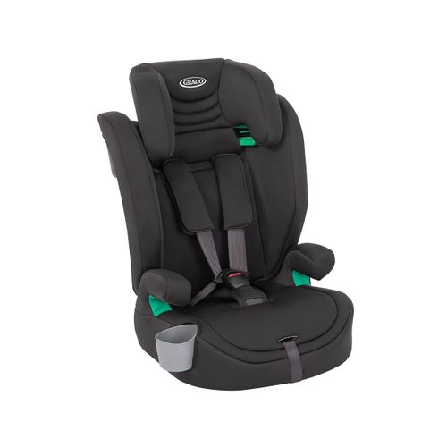 בוסטר גב עם רצועות Eldura™‎ R129 - שחור Midnight