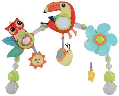 קשת לעגלה תוכי צבעונית