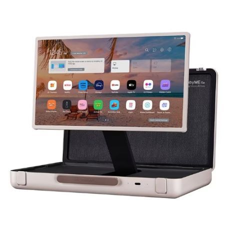 מסך טאץ` חכם נייד 27 אינץ` מבית LG אל ג`י דגם STANBYME GO 27LX5QKNA אל ג'י