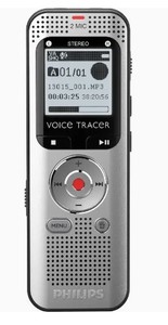 טייפ מנהלים דיגיטלי 8GB עם דיבור אוטומטי לטקסט Philips DVT-2015
