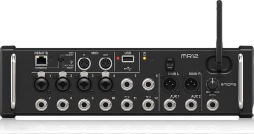 מיקסר דיגיטלי Behringer XR12 – 12 ערוצים, קדם-מגברי MIDAS ו-WiFi
