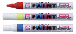 צבע סימון נוזלי צהוב זרחני SAKURA